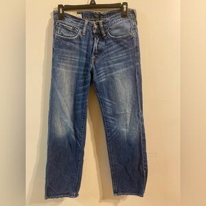 Boys' Abercrombie Kids Horton Classic Straight Medium Wash Jeans Size 14